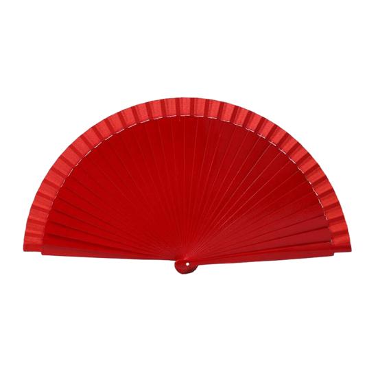 Wooden Folding Fan Solid Color Chinese Japanese Style Hand Fan Portable Wedding Dance Party Decorative Handheld Fan