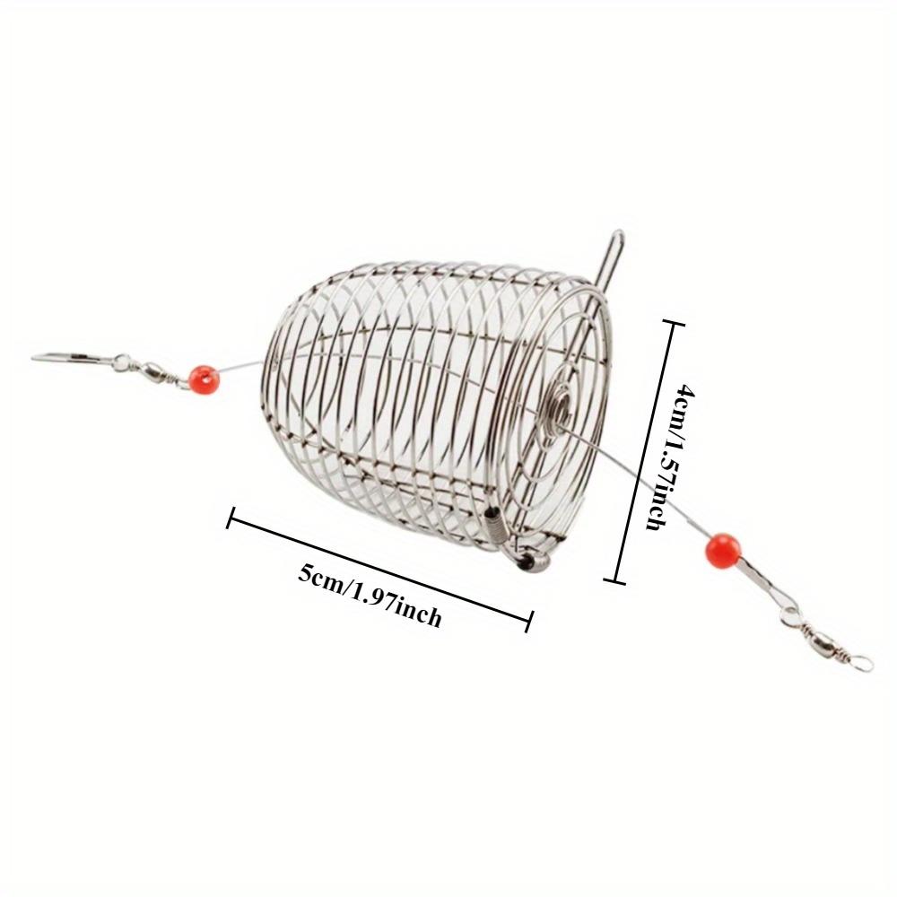 2/1Pc Shrimp Feeding Dish Stainless Steel Shrimp Bowls Feed Dish Metal Container Bait Cage Fish Tank Accessories for Shrimp Food