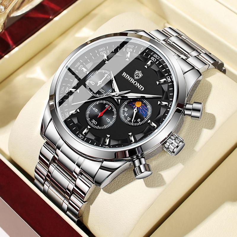 

UTHAI Men s Watch Fashion Trend Waterproof Night Light Advanced Multi Functional Sports 42MM Dial Quartz Men s Watch Reloj V0030