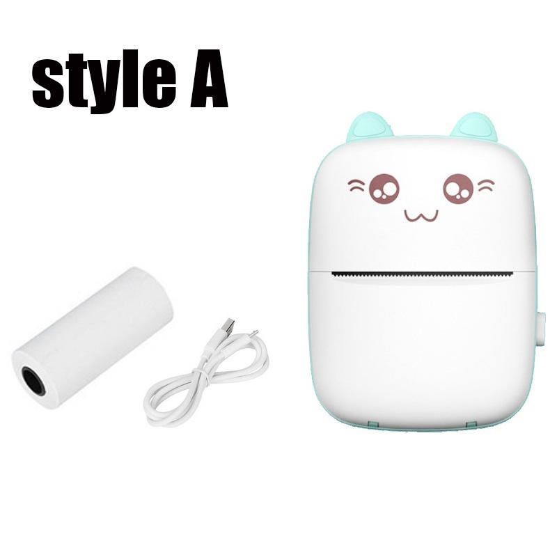 Przenośna mini drukarka etykiet fotograficznych Bluetooth Przenośna mini drukarka etykiet fotograficznych Bluetooth do telefonu Uczeń Złe ćwiczenia Ręczna drukarka termiczna