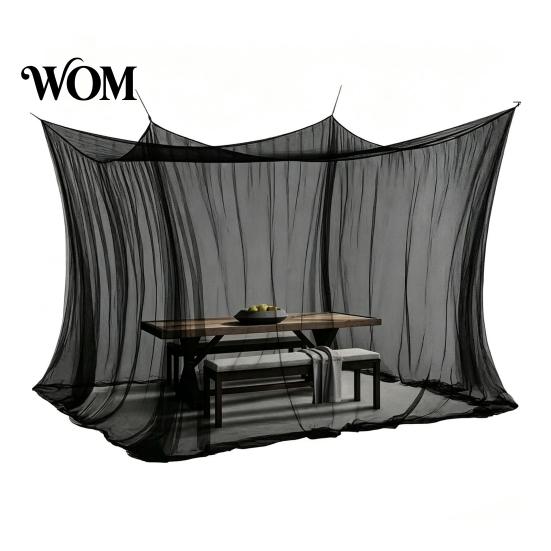 Insect Barrier Netting 4 Corners Mosquito Net, Rectangular Mesh, Patio Net Bed Canopies for Outdoor Camping Backyard Picnic Instant Setup