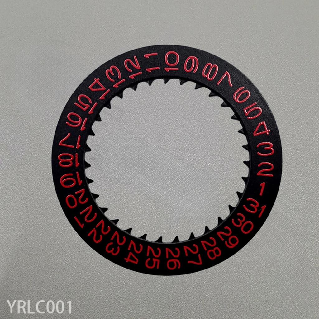 NH35 NH36 Date Dial Fits NH35 NH36 NH34 Movement SKX007 SKX009 Red Blue Black Automatic Mechanical Movt Day Date Dial Wheel