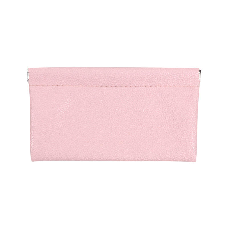 Self-closing First-layer PU Leather Long Wallet Passport Driver's License Document Holder Data Cable Cosmetic Bag