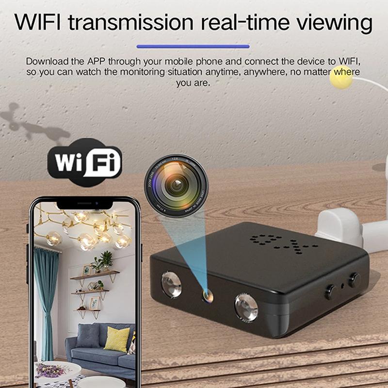 1080P HD Mini Wifi Kamera Xd Kablolu Kamera Akıllı Ev Güvenliği İç Mekan Hırsızlık Önleyici IP Kamera Video Ses Uygulaması Gerçek Zamanlı Kamera