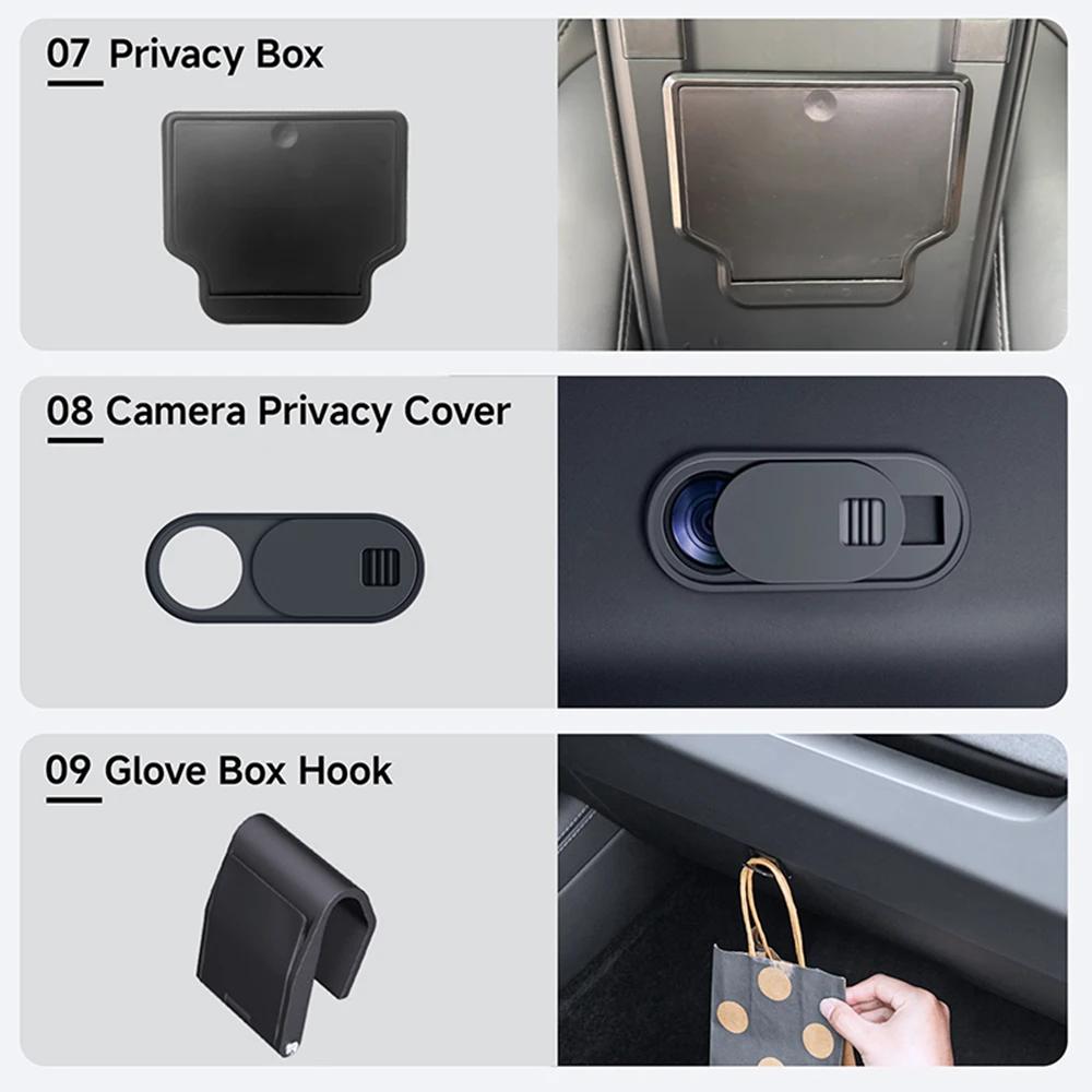 For Tesla Model Y Juniper Accessories Storage Box Center Console Storage Box Cup Holder for Tesla Model Y Juniper 2025 2026 yhs9