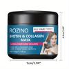 Biotin Hair Mask for Women with Collagen Protein – Repair Dry, Damaged Hair, Improve Moisture, Prevent Frizz