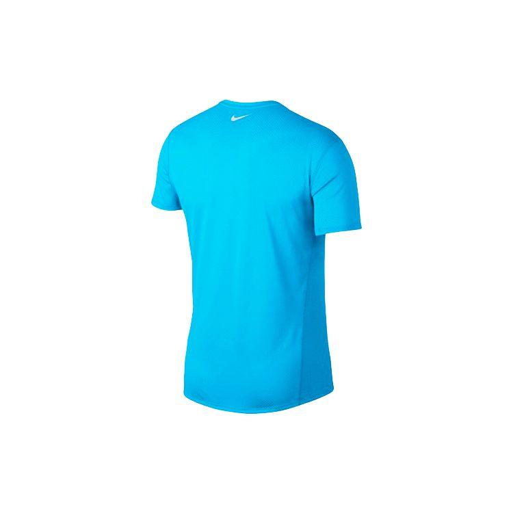 Nike Cool Mylar Breathable Quick-Dry Running Short-Sleeve T-Shirt Men Tops Blue 892995-482