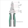 Collapsible Wire Stripping Pliers Multifunction Electrician Tool with Crimping Cutting and Wrench Features Foldable