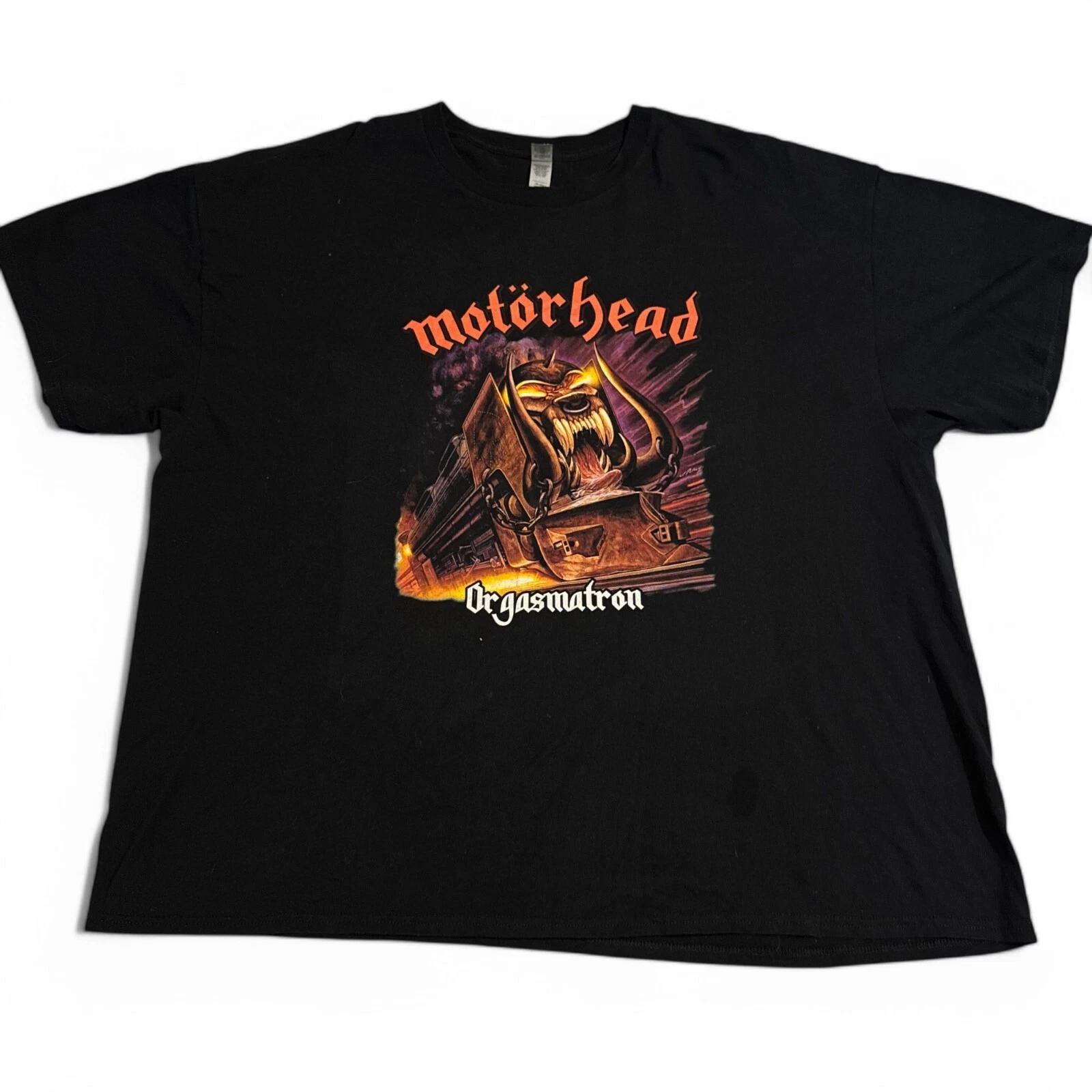 

Motorhead Orgasmatron Tee Shirt Adult Size 3XL XXXL Black Metal Band VTG Style S