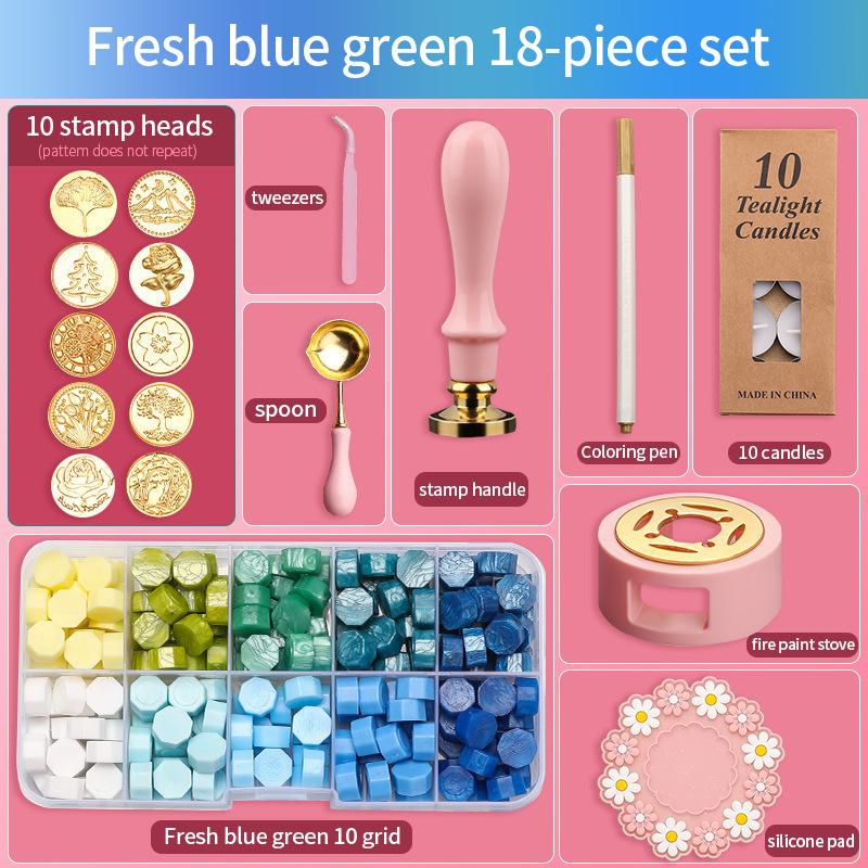 

Сургучная печать, набор из 18 шт., лакированный штамп, сургуч, набор DIY, принадлежности для рукоделия, скрапбукинг, рождественские свадебные приглашения, украшения D