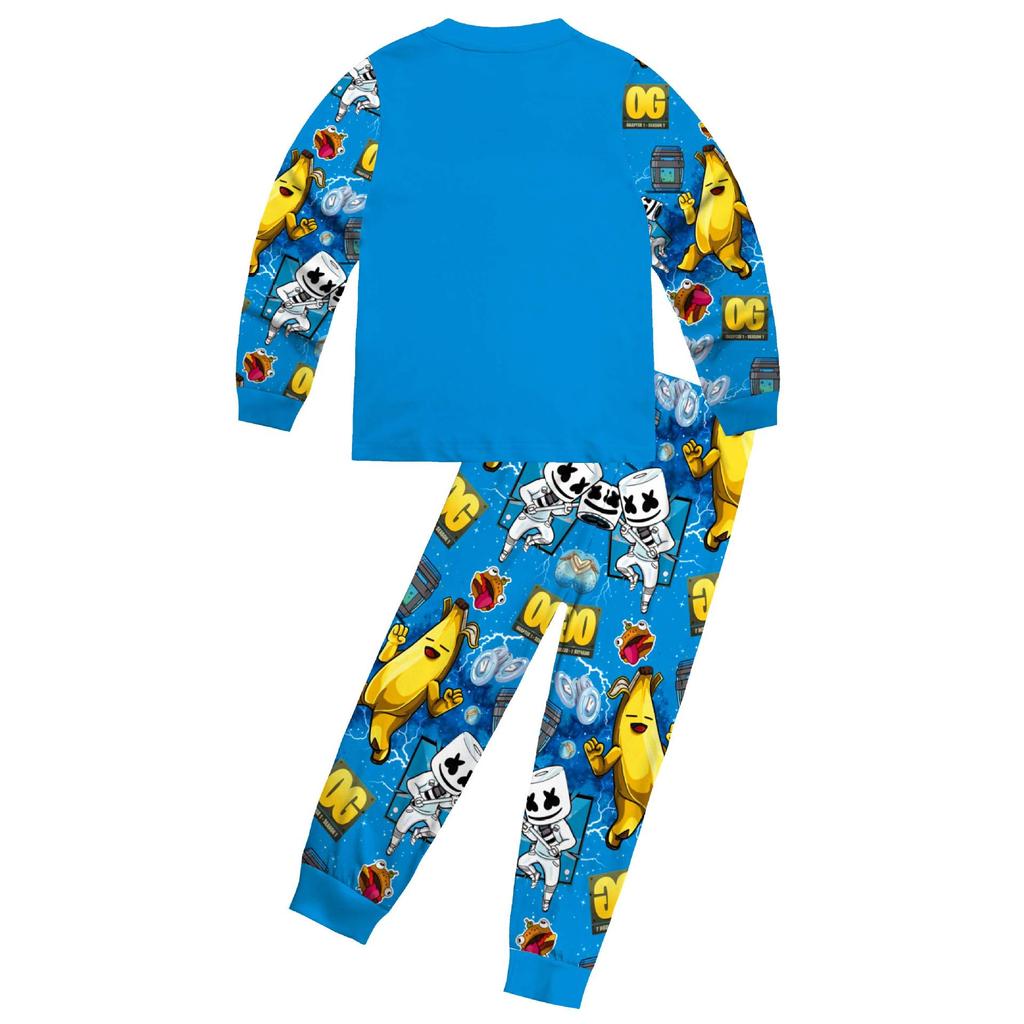 Children's Fortnite Print Long Sleeve Pajama Set