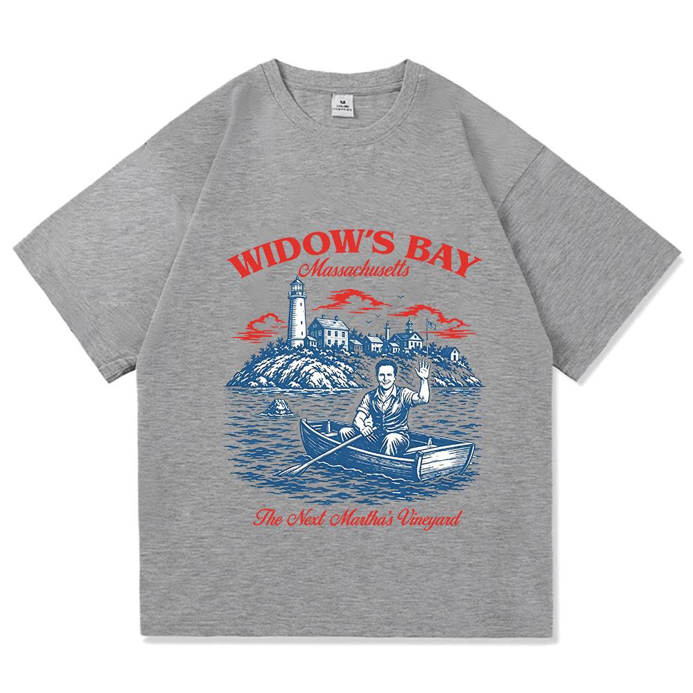 Widows Bay Tv Design Print Tshirts 2026 Unisex Unisex Hiphop Tshirt Summer Loose Casual 100cotton Vintage High Quality T Shirts