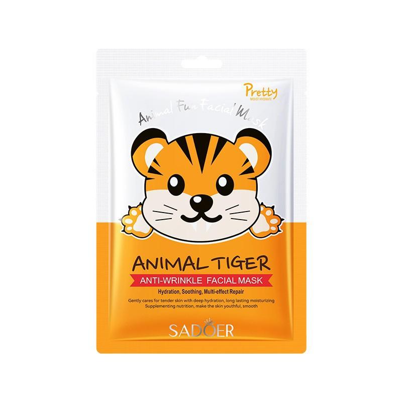 3PCS Animal Pattern Mask 25ml Hydrating Moisturizing Moisturizing Skin Mask Skin Care Products