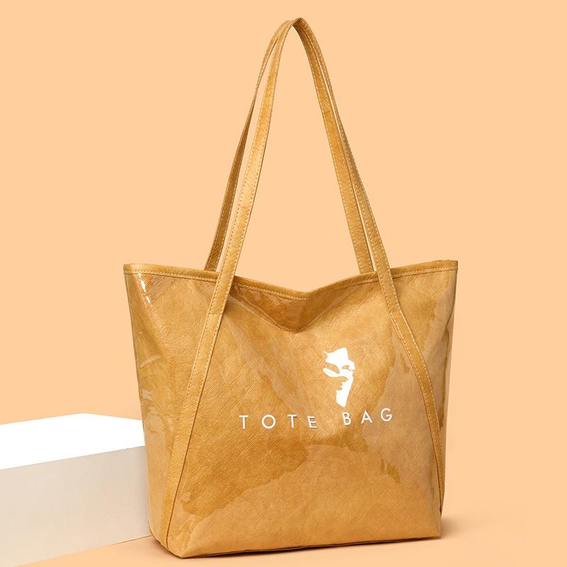 Modna retro casualowa torba damska z literami nowa duża pojemność modna prosta torebka torebka tote