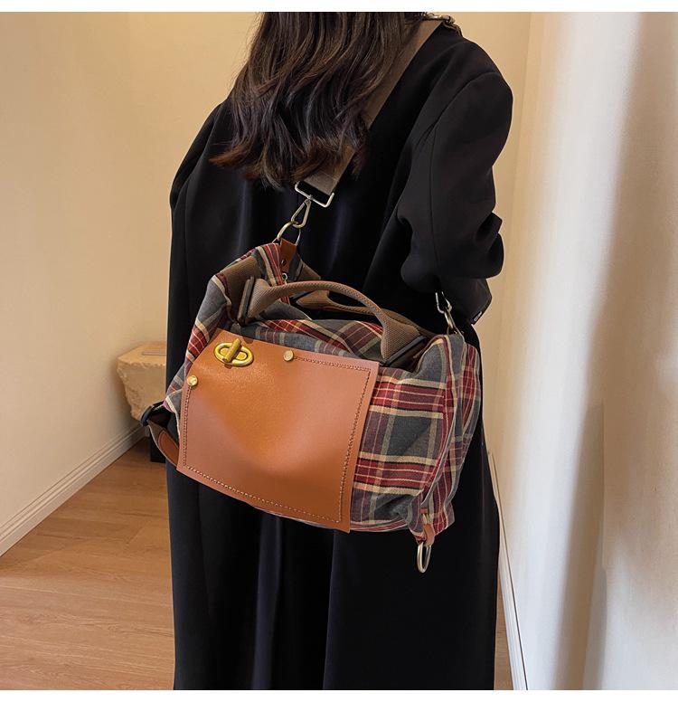 Rucsac Retro de Damă cu Capacitate Mare, Geantă de Mână pentru Timp Liber și Călătorii