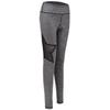 Women's High-Waisted Peach Hip-Lifting Mesh Yoga Pants