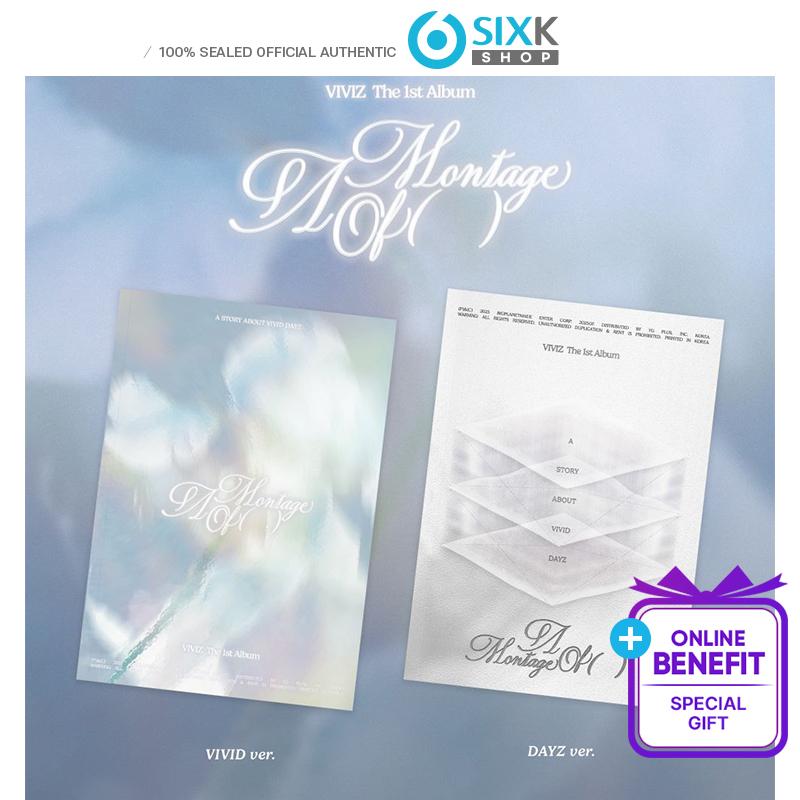 

[Pre-order] VIVIZ - The 1st Album [A Montage of ( )] (Online Benefit) RANDOM / POB THEHYUNDAI