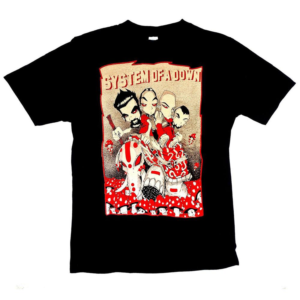 

Sysstem Of A Ddown Shrooms Band TShirt S to 5XL NZ215 Unisex T-Shirt S