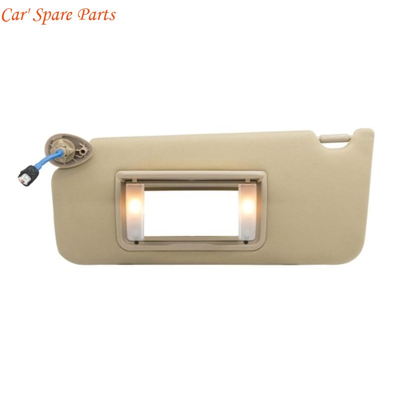 Y4UA 83280TA5A51ZA Illuminated Sunshade Vehicle Sun Visors with LED Lights & Mirror