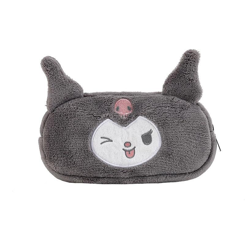 Uroczy pluszowy piórnik o dużej pojemności z motywem Star Kirby, Cynamonowego Psa, Mele Kitty i Kumiko Pup