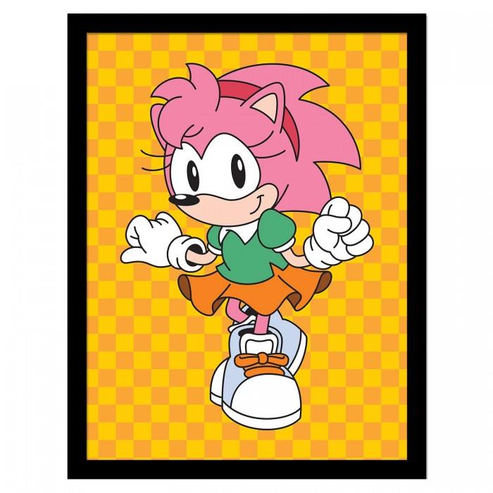 Sonic The Hedgehog Amy Framed Poster