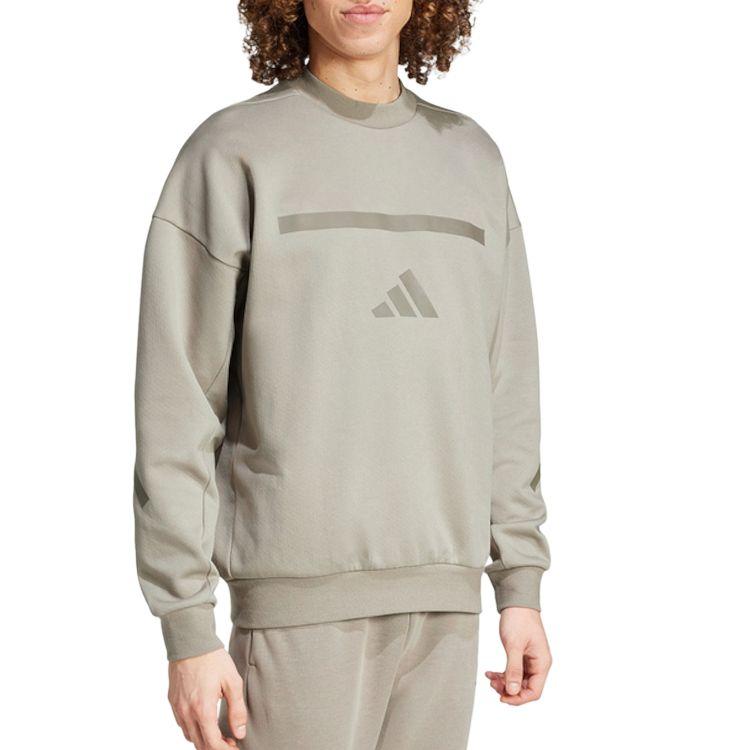 adidas Sports Casual Pullover Sweatshirt Men Sweatshirt Gray JP0383