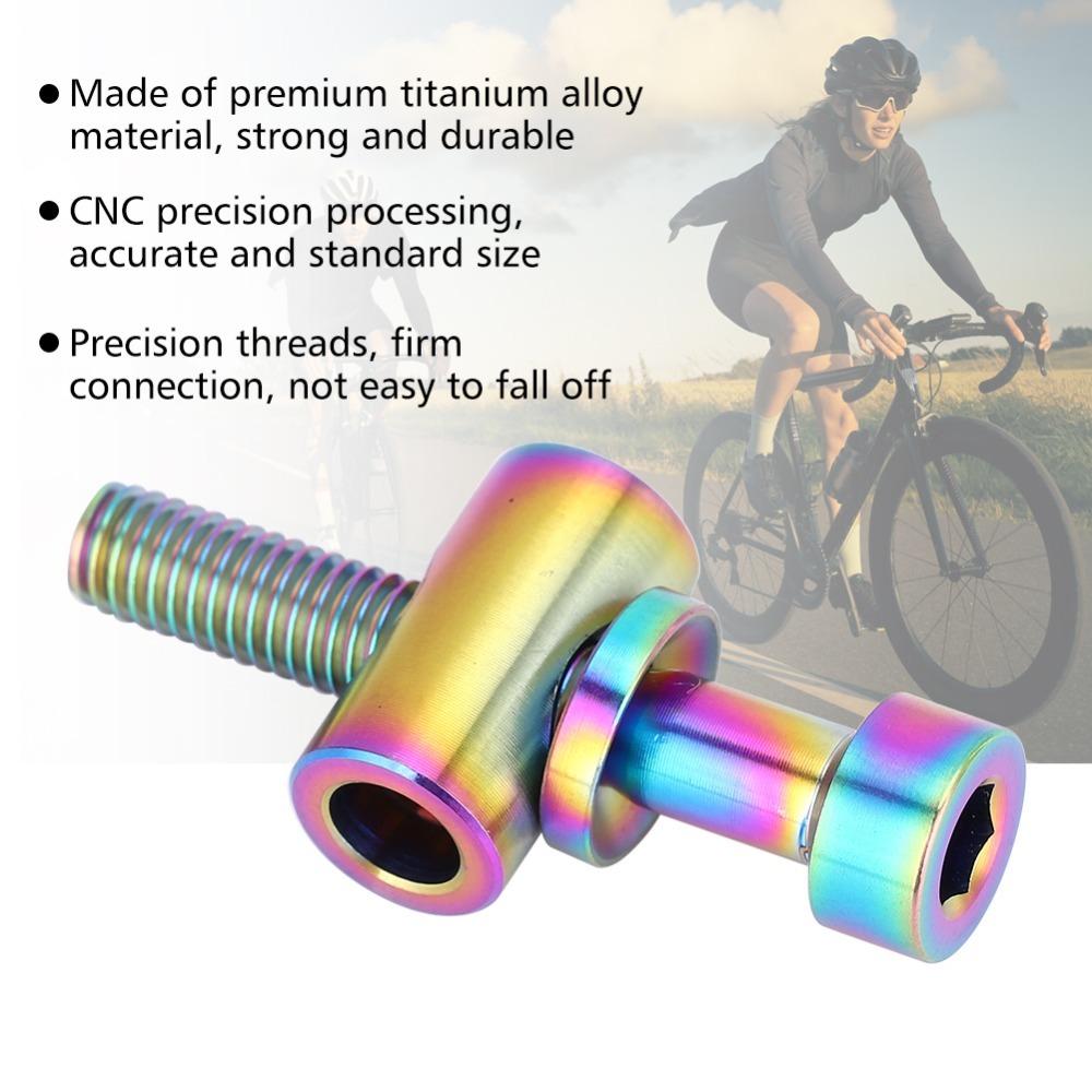 

2 шт. Болт підсідельного штиря з титанового сплаву, Фіксуючий болт підсідельного штиря для заміни підсідельної труби велосипеда Rainbow-M5*30