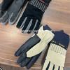 Damen Winter Outdoor Skihandschuhe Plus Samt zum Warmhalten beim Fahren mit einem Elektrofahrrad zum Schutz vor Kälte und winddicht mit Touchscreen