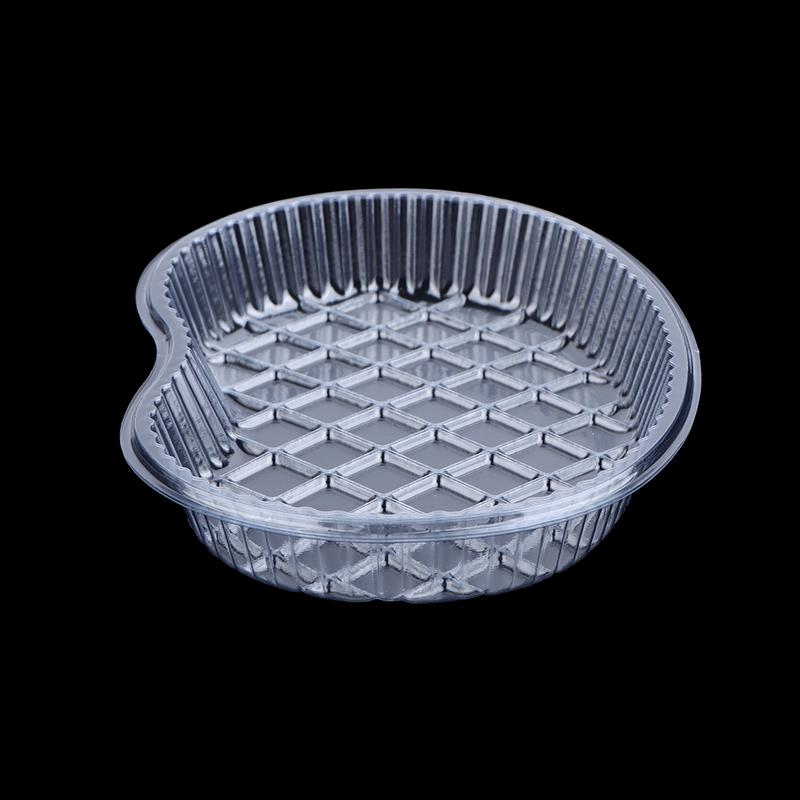 20Pcs Medication Change Tray Dental Tray Curved Tray Disposable Waist-Shaped Plastic Clear Sterile Medication Change Box
