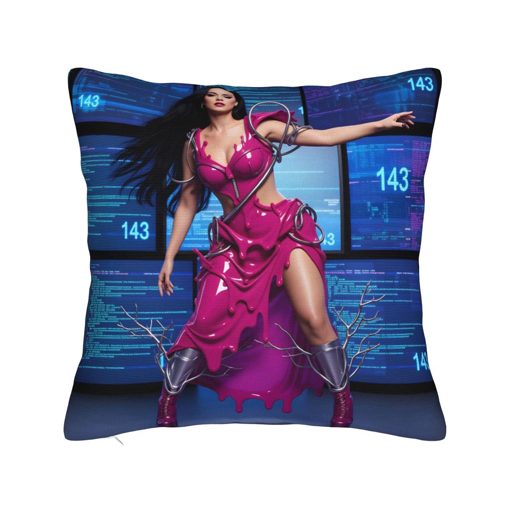 Pillow Case American singer K-Katy P-Perry Soft Pillow Cover For Sofa Car Home Decor Retro Trendy Pillowcases