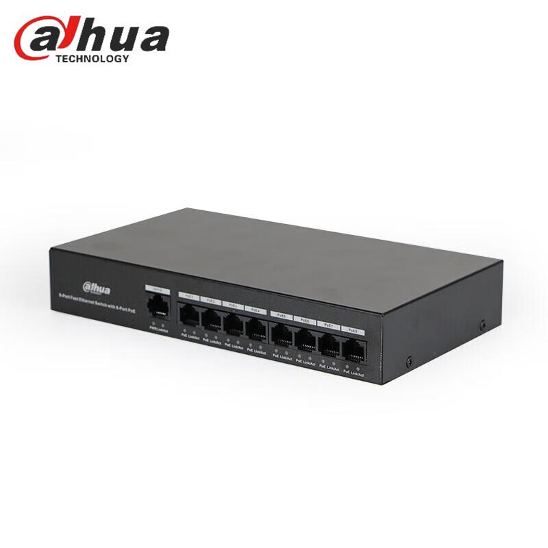 

Dahua 8-Port Fast Ethernet Unmanaged PoE Switch