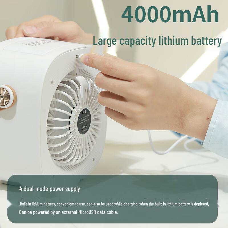 OEING Portable USB Evaporative Air Cooler with Mist