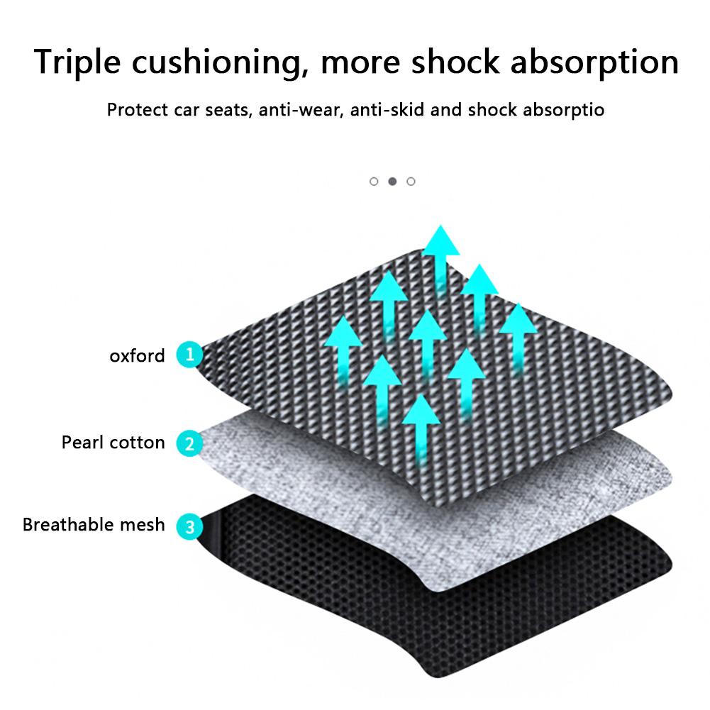 Car Seat Cover Protector Universal Child Safety Seat Anti-Slip Anti-Scratch Mat Pads Auto Rear Seat Covers Pad for Kids Children