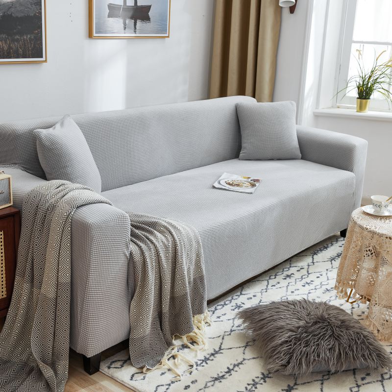 Adjustable Elastic Sofa Cover Armchair Protector Corner L Shape Stretch Slipcovers Couch Cover 1/2/3/4/5 Seater  For Living Room