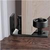 Adjustable HD-FT Black Nylon/Steel Sliding Door Floor Guide - Anti-Wobble, Easy To Install