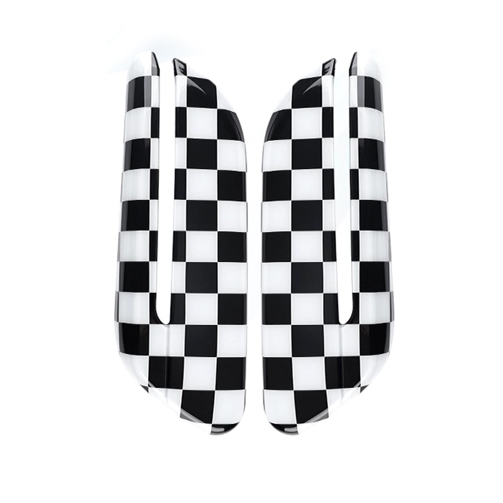 The Black Flag Car Side Fender Marker Light Housing Cover For MINI Cooper D One R56 Clubman R55 Convertible R55 R56 R57 2Pcs