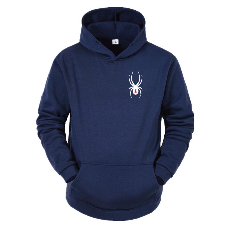 New Autumn And Winter Spider Print Hoodie Men's Casual Hoodie Fashionable Harajuku Unisex Outdoor Sports Street Pullover