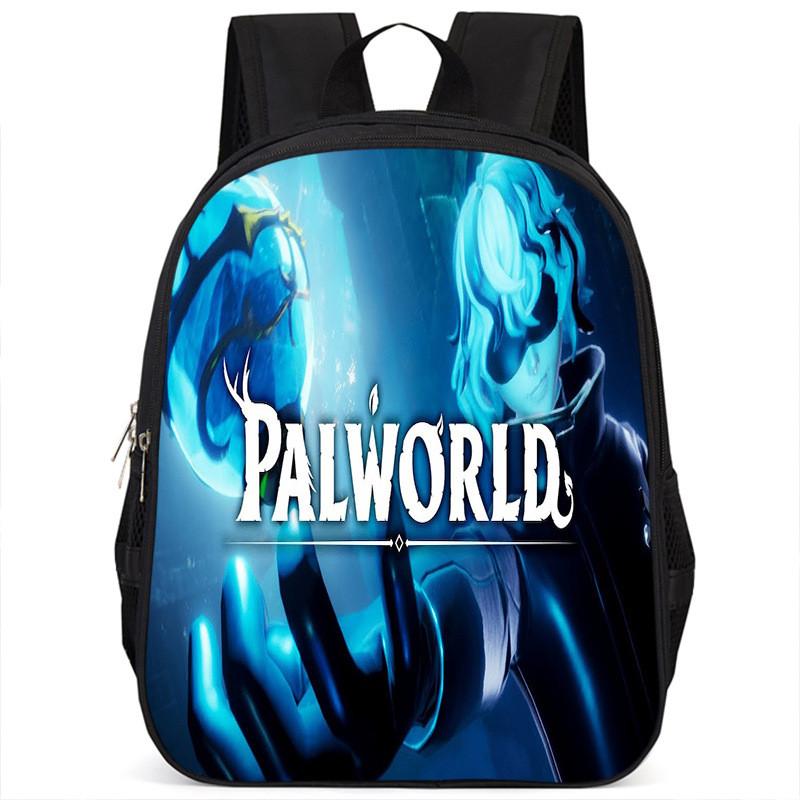 Spacious Palworld Student Backpack For School 15 Inch Large Capacity Polyester Bag