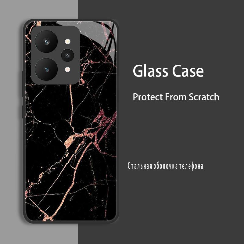 

Для Realme 15 Pro 15Pro 5G Чохол Кришка Чохол із загартованого скла Жорсткий Кок Бампер Для Realme note 70 70T 15T Narzo 80 Lite 4G Чохол For Realme 15T