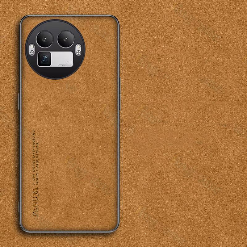 For Realme GT8 Pro Case Frosted Soft Vintage Leather Anti Drop For Realme GT8 Back Cover