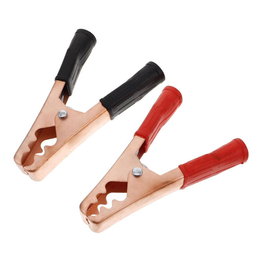 Iplusmile 2pcs Car Clip Cord Clip Large Alligator Clip Booster Practical Clip Alligator Clip Wire Free Test Lead