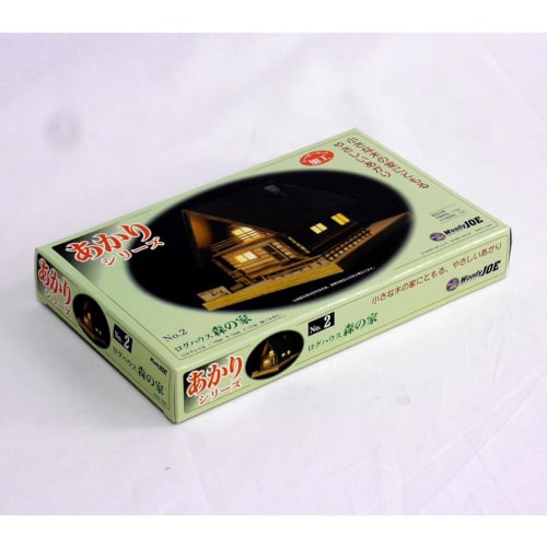 Woody Joe Akari No.2 Log House Forest House Wooden Model Assembly Kit (Building)