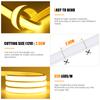 5V USB COB Neon LED Strip With Dimmer IP68 Waterproof 320LEDs/M White Natural Warm Neon Rope Light Indoor/Outdoor Linear Decor
