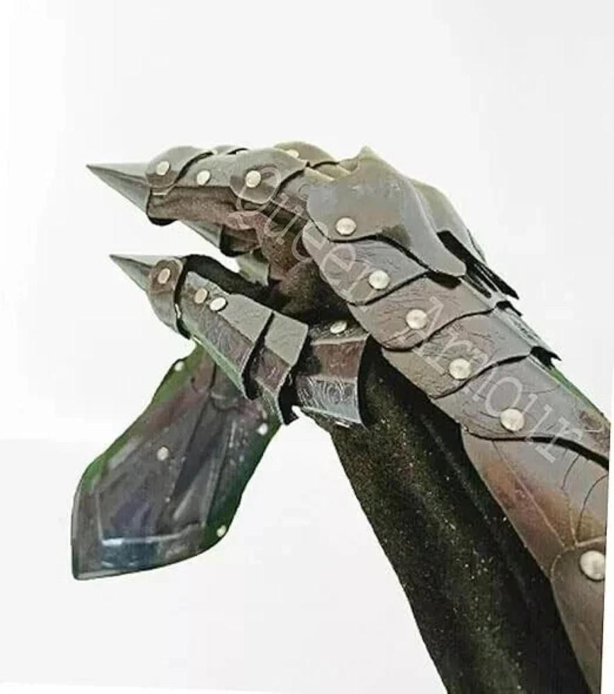 Medieval Steel Nazgul Gloves Costume Gauntlets Armor