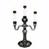 Candelabro Teschio di Halloween con Candela LED Decorazione, Ornamento Spettrale da Tavolo, Personalizzato per Scena di Festa