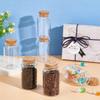100ml Mini Glass Bottles with Cork Stoppers, Wish Message Bottles for Wedding Party Supplies, DIY Craft, Baby Shower Favors