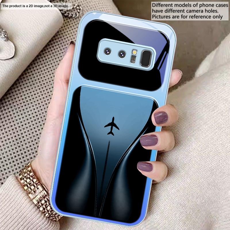 Aircraft In Gradual Flight For Samsung A01 02 03 Core 04 05 06 10 12 13 14 5G 15 16 M02 12 Note 8 9 10 20 Glass Ultra Phone Case