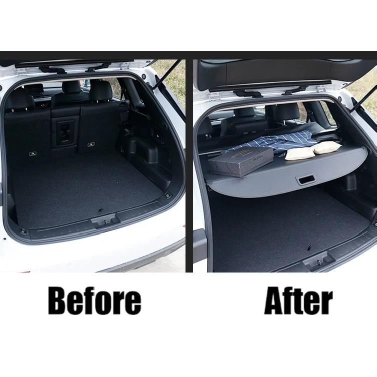 For Mitsubishi Outlander 2022 To 2024 Car Rear Trunk Privacy Curtain Security Shield Cargo Cover Waterproof Interior Accessories
