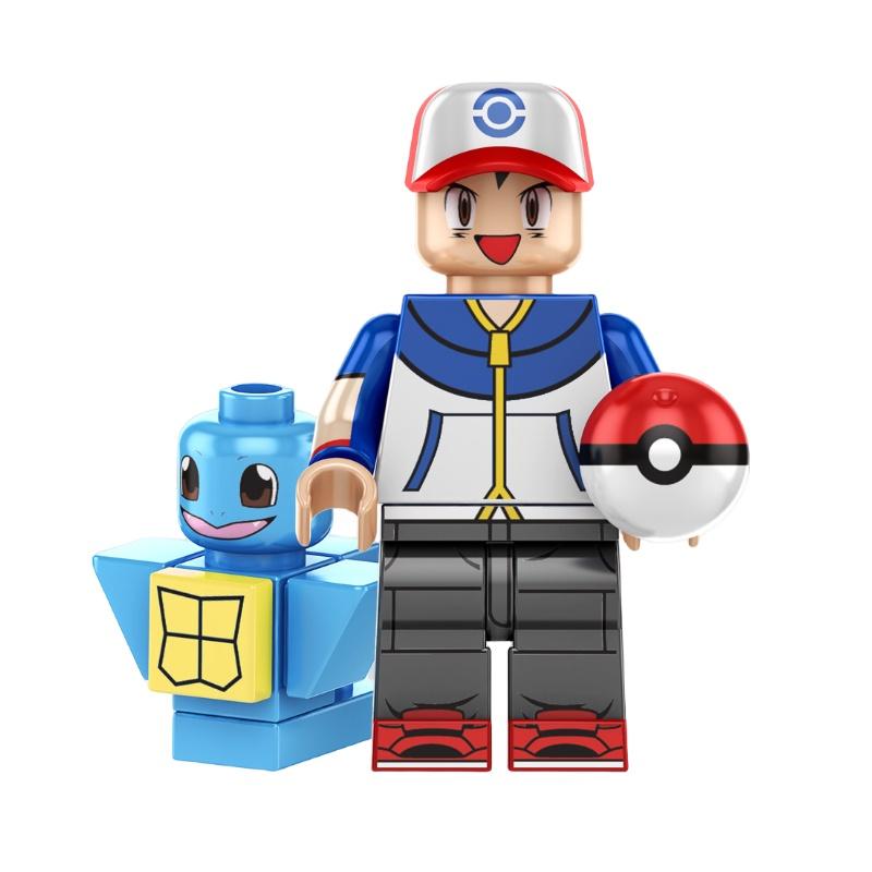 Kf6189 Pokemon Pikachu Smart Pet Elf Ball Building Block Mini Figure Bag