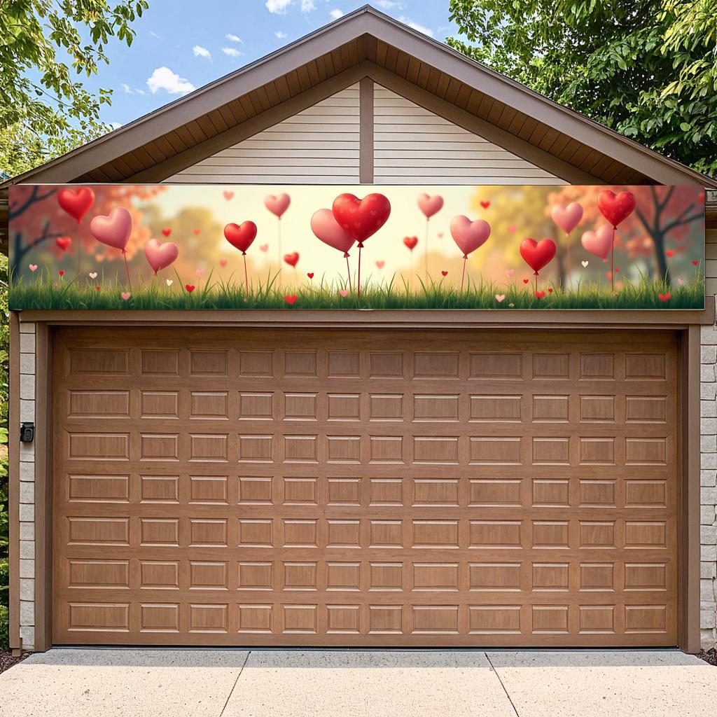 Banner de Noivado Cenário de Evento para Celebração de Aniversário de Amor